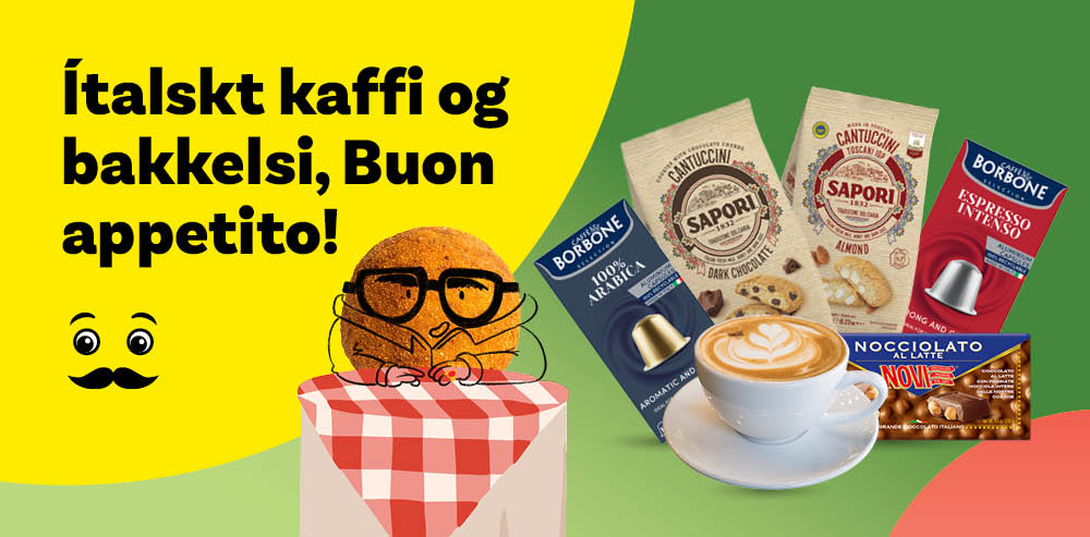 Ítalskt 2026 - kaffi og bakkelsi