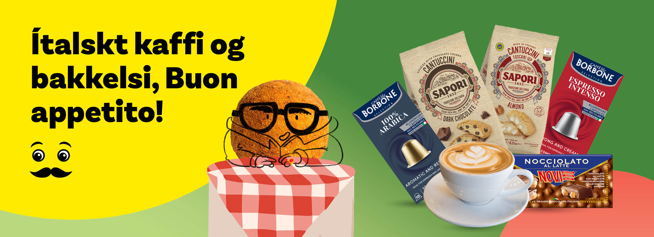 Ítalskt 2026 - kaffi og bakkelsi