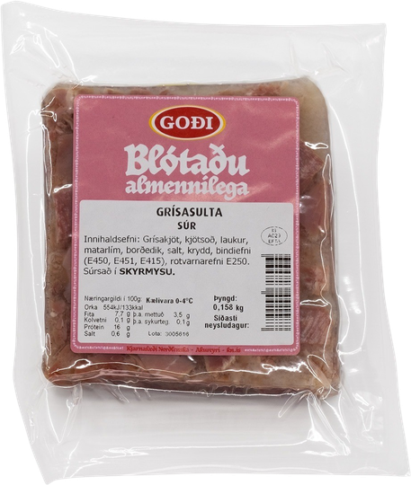 Goða grísasulta súr