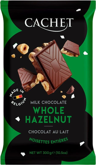 Cachet 300g mjólkursúkkulaði heslihnetu