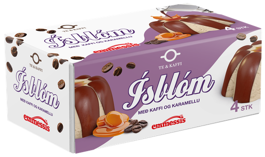 Emmessís ísblóm með kaffi og karamellu