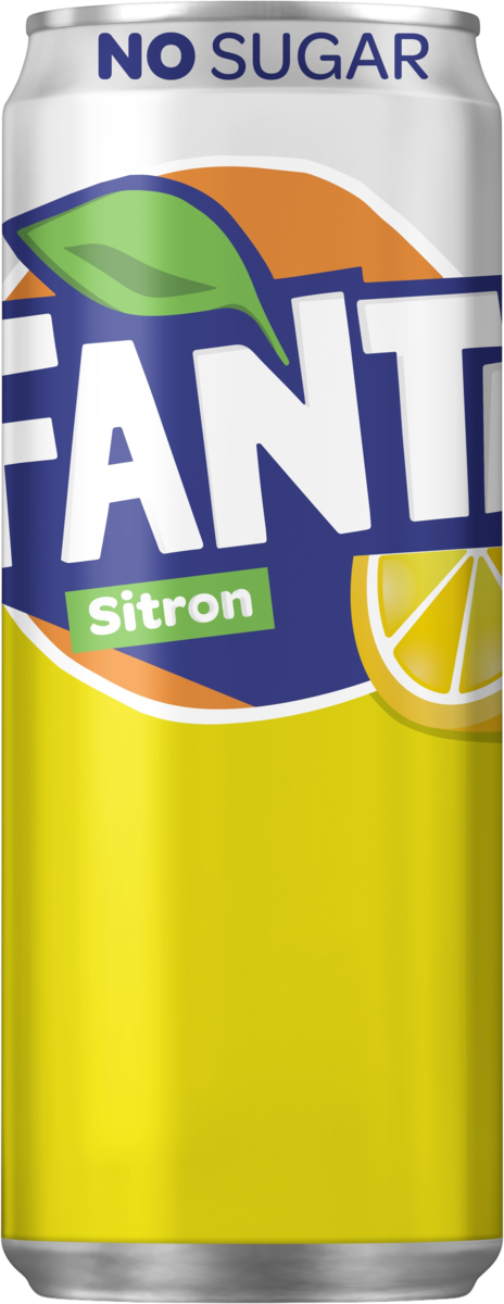 Fanta dós lemon án sykurs 330ml | Krónan