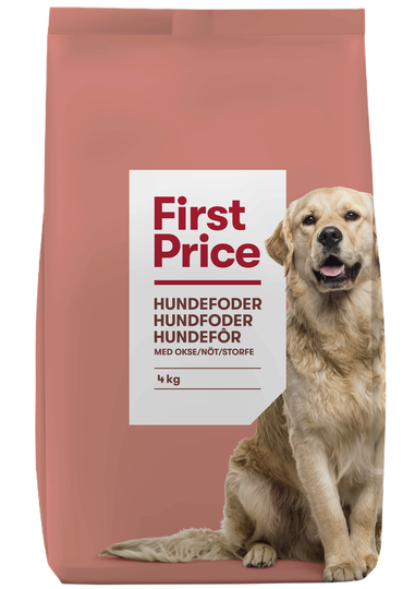 First Price hundaþurrfóður með nautakjöti