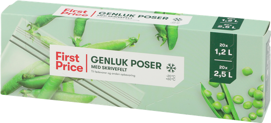 First Price ziplock pokar 1,2L&2,5L