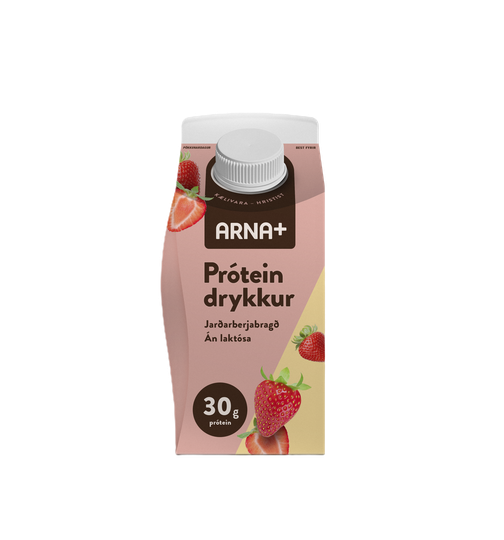 Arna+ próteindrykkur jarðarberja
