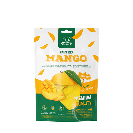 Sunshine Delights þurrkað mangó 100gr