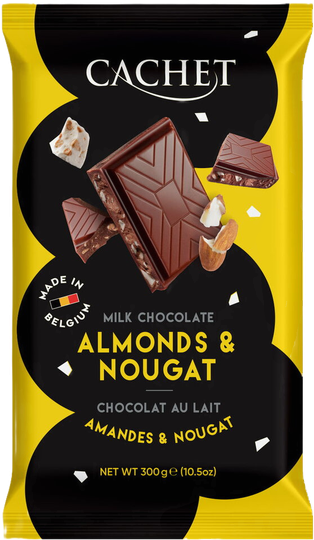 Cachet 300g möndlur & núggat