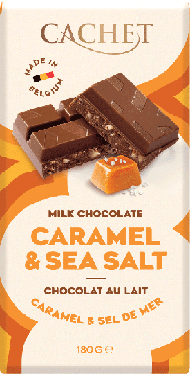 Cachet 180g karamella & sjávarsalt