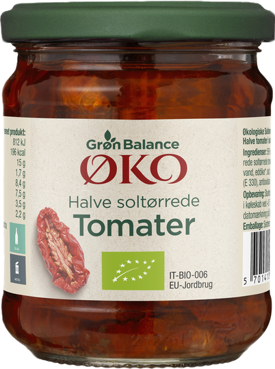 Grön Balance sólþurrkaðir tómatar