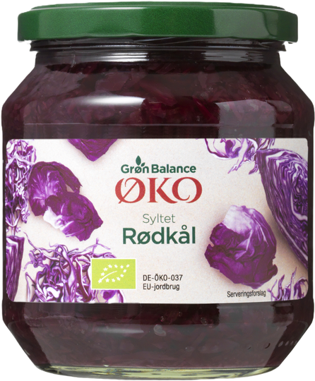 Grön Balance rauðkál