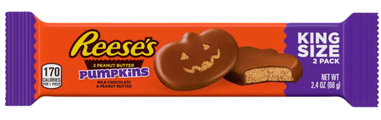 Reeses pumpkin king size milk