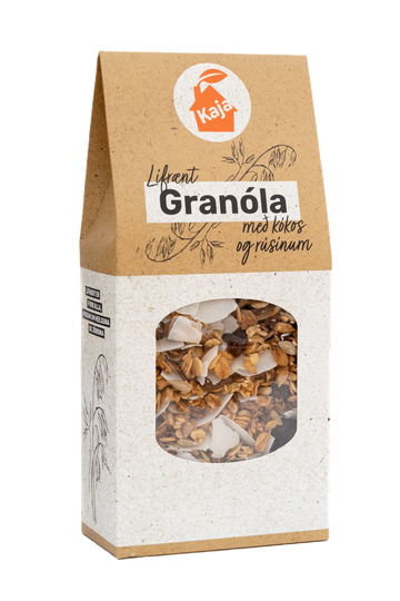 Kaja organic granóla m/kókos & rúsínum