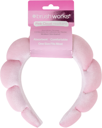 Brushworks Pink cloud headband