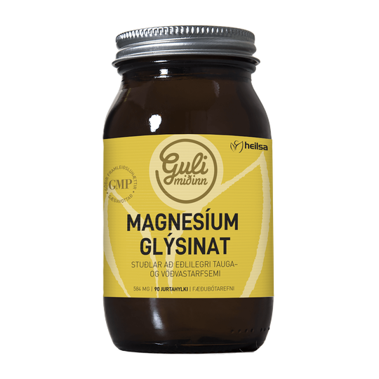 Guli miðinn magnesíum glýsinat