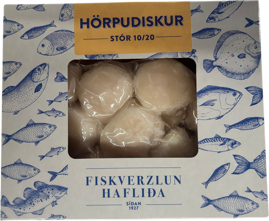 Fiskverzlun Hafliða Hörpudiskur stór 10/20