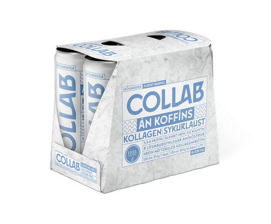 Collab 6pk án koffíns skógarberja