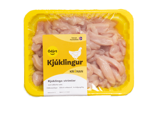 Ódýrt kjúklingabringustrimlar