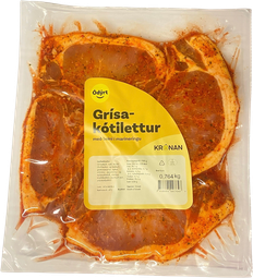 Ódýrt grísakótilettur grillk ...