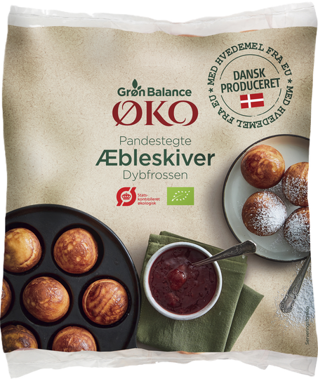 Grön Balance eplaskífur lífrænar