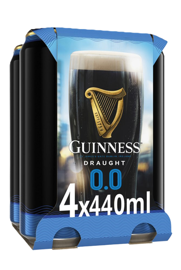 Guinness 4pk draught alcohol free