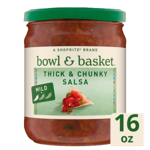 bowl & basket salsa mild thick&chunky salsa