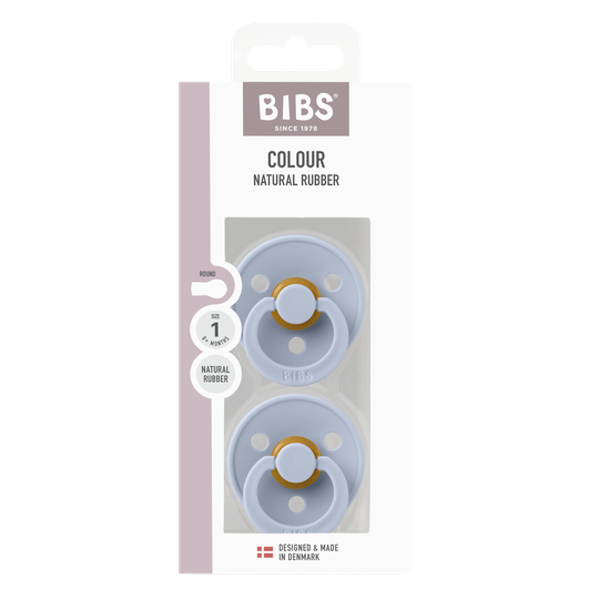 BIBS snuð st. 1 colour blá