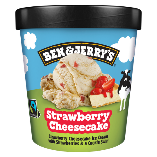 Ben & Jerry's strawberry cheesecake