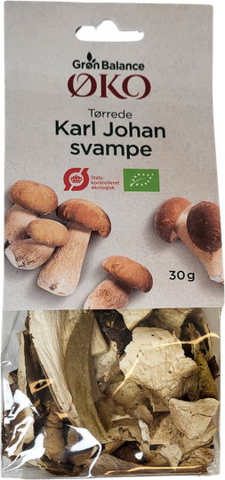 Grön Balance Þurrkaðir Karl Johan sveppir