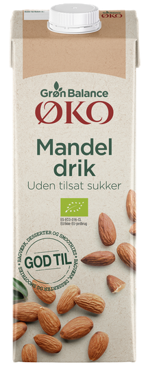 Grön Balance möndlumjólk ósæt