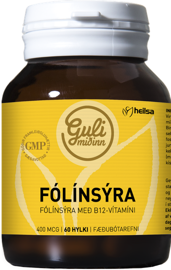 Guli miðinn fólinsýra