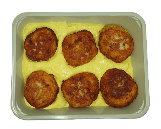 Fiskverzlun Hafliða fiskibollur í karrísósu