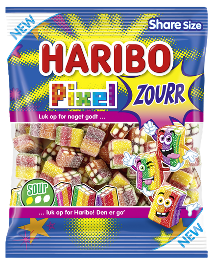 Haribo pixel zourr
