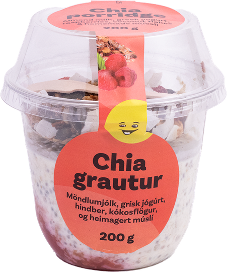 Krónu chia grautur