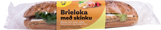 Krónu brieloka með skinku