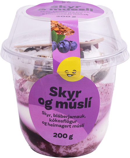 Krónu skyr og múslí