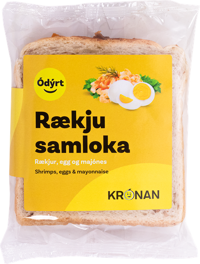 Ódýrt rækjusamloka