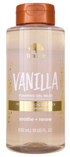 Tree Hut vanilla foaming gel wash