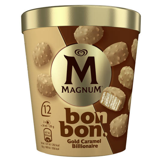 Magnum bonbon gold caramel