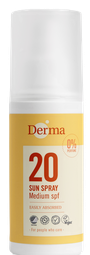 Derma sólarvörn sprey spf20