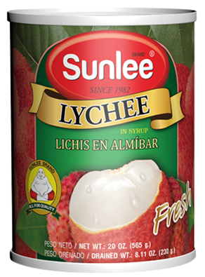 Sunlee lychee in syrup