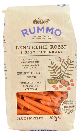 Rummo pennette lenticchie rosse n.70