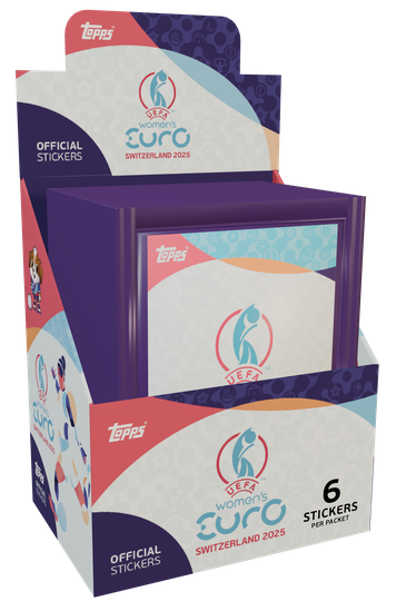Topps em kvenna 2025 límmiðar