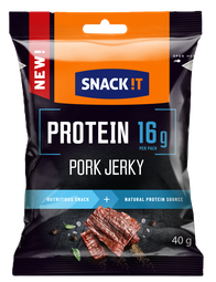 Snack !T protein pork jerky