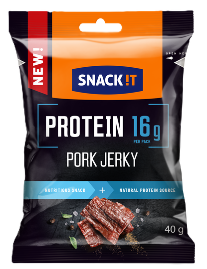 Snack !T protein pork jerky