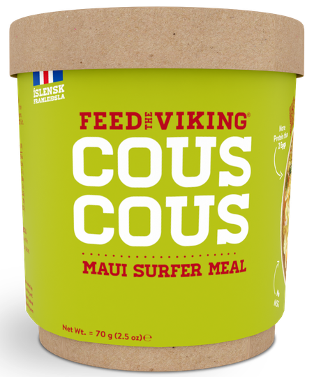 Feed the Viking couscous í boxi
