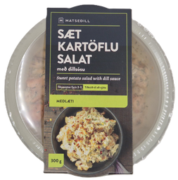 Matseðill sætkartöflusalat