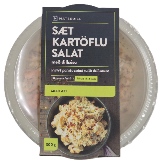 Matseðill sætkartöflusalat