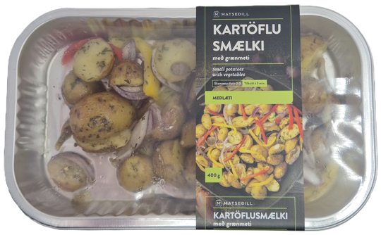 Matseðill smælki með grænmeti