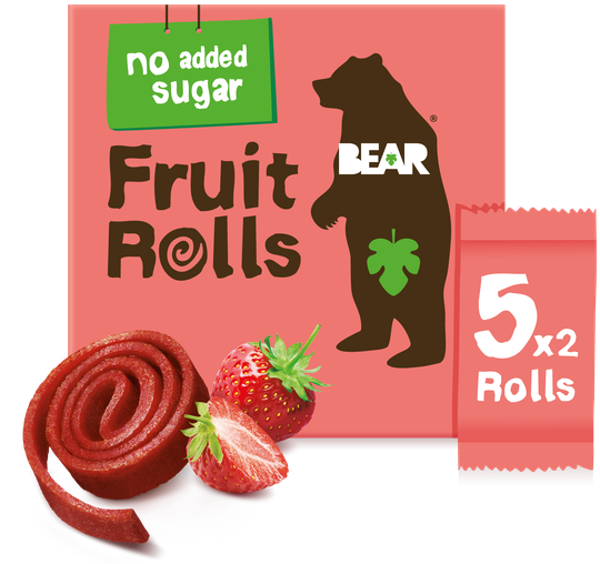 Bear fruit rolls 5pk jarðarber
