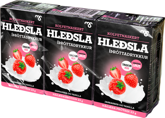 Hleðsla jarðarberja & vanillu 3pk